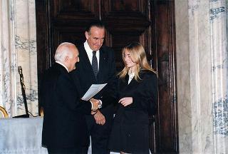 Cerimonia di consegna delle insegne di Cavaliere dell'Ordine &quot;Al Merito del Lavoro&quot; ai Cavalieri del Lavoro nominati il 2 giugno 1997