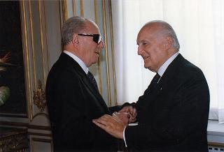 Cav. Lav. Carlo Alessi, i familiari e Giancarlo Stoppini