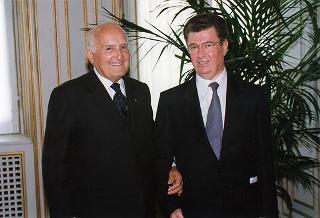 Cav. Lav. Carlo Alessi, i familiari e Giancarlo Stoppini