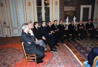 Prof. Umberto Bertini, presidente dell'Accademia italiana di economia aziendale, con il Consiglio direttivo dell'AIDEA