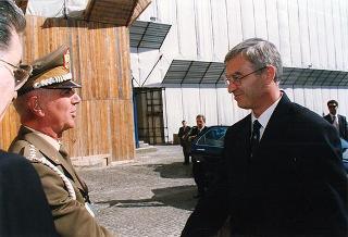 Incontro e successiva colazione in onore del Presidente della Repubblica d'Albania e della signora Medjani