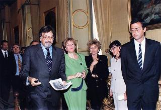 Incontro e successiva colazione in onore del Presidente della Repubblica d'Albania e della signora Medjani