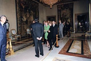 Incontro e successiva colazione in onore del Presidente della Repubblica d'Albania e della signora Medjani