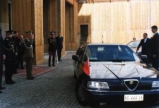 Incontro e successiva colazione in onore del Presidente della Repubblica d'Albania e della signora Medjani