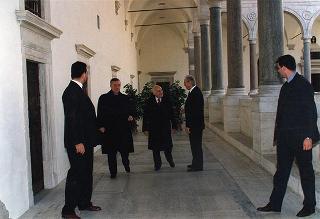 Roma, Palazzo della Cancelleria: intervento del Presidente della Repubblica alla cerimonia celebrativa della 73^ Giornata mondiale del risparmio