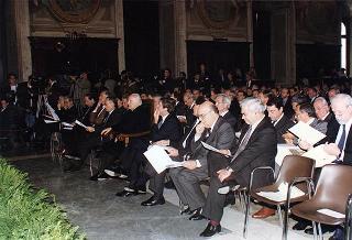 Roma, Palazzo della Cancelleria: intervento del Presidente della Repubblica alla cerimonia celebrativa della 73^ Giornata mondiale del risparmio