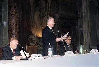 Roma, Palazzo della Cancelleria: intervento del Presidente della Repubblica alla cerimonia celebrativa della 73^ Giornata mondiale del risparmio