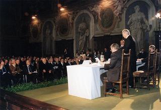 Roma, Palazzo della Cancelleria: intervento del Presidente della Repubblica alla cerimonia celebrativa della 73^ Giornata mondiale del risparmio