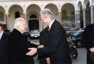 Roma, Palazzo della Cancelleria: intervento del Presidente della Repubblica alla cerimonia celebrativa della 73^ Giornata mondiale del risparmio