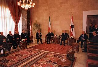 Visita di Stato del Presidente della Repubblica nella Repubblica Libanese