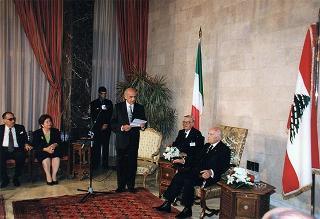 Visita di Stato del Presidente della Repubblica nella Repubblica Libanese