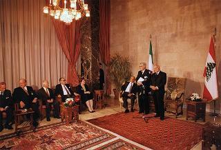 Visita di Stato del Presidente della Repubblica nella Repubblica Libanese