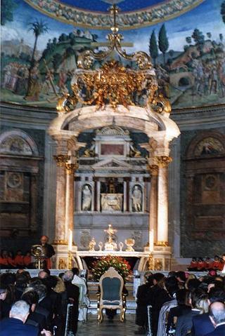 Roma, Basilica di Santa Croce in Gerusalemme: intervento alla cerimonia di traslazione delle Reliquie della Passione di Nostro Signore Gesù Cristo