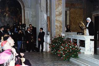 Roma, Basilica di Santa Croce in Gerusalemme: intervento alla cerimonia di traslazione delle Reliquie della Passione di Nostro Signore Gesù Cristo