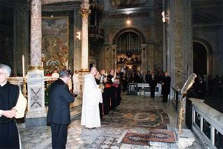 Roma, Basilica di Santa Croce in Gerusalemme: intervento alla cerimonia di traslazione delle Reliquie della Passione di Nostro Signore Gesù Cristo