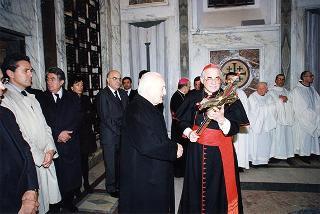 Roma, Basilica di Santa Croce in Gerusalemme: intervento alla cerimonia di traslazione delle Reliquie della Passione di Nostro Signore Gesù Cristo