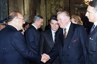 Visita ufficiale del Presidente della Repubblica Slovacca e della signora Kovac