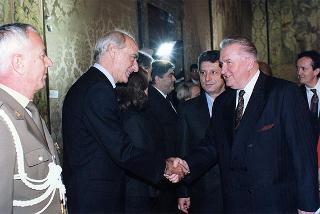 Visita ufficiale del Presidente della Repubblica Slovacca e della signora Kovac