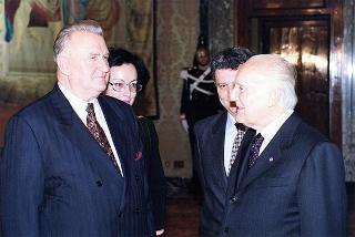 Visita ufficiale del Presidente della Repubblica Slovacca e della signora Kovac