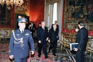 Visita ufficiale del Presidente della Repubblica Slovacca e della signora Kovac