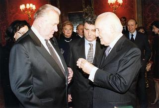 Incontro, scambio di onorificenze e successivo pranzo in onore del Presidente della Repubblica Slovacca e della signora Kovac