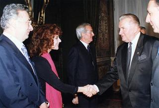 Incontro, scambio di onorificenze e successivo pranzo in onore del Presidente della Repubblica Slovacca e della signora Kovac