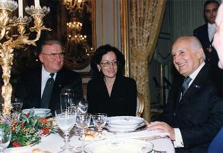 Incontro, scambio di onorificenze e successivo pranzo in onore del Presidente della Repubblica Slovacca e della signora Kovac