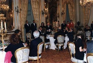 Incontro, scambio di onorificenze e successivo pranzo in onore del Presidente della Repubblica Slovacca e della signora Kovac