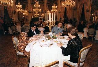 Incontro, scambio di onorificenze e successivo pranzo in onore del Presidente della Repubblica Slovacca e della signora Kovac