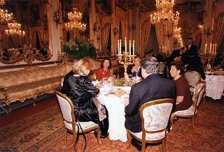 Incontro, scambio di onorificenze e successivo pranzo in onore del Presidente della Repubblica Slovacca e della signora Kovac