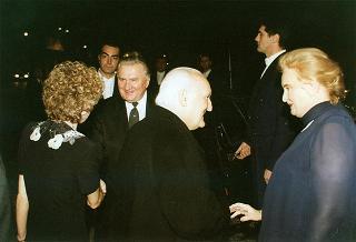 Incontro, scambio di onorificenze e successivo pranzo in onore del Presidente della Repubblica Slovacca e della signora Kovac