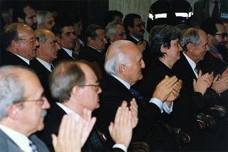 Siena: intervento del Presidente della Repubblica all'inaugurazione dell'anno accademico 1997-1998 dell'Università degli Studi ed alla II edizione del Sienafestival