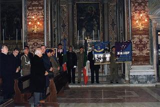 Roma, Chiesa di S. Caterina in Largo Magnanapoli: intervento del Presidente della Repubblica alla celebrazione della S. Messa in onore della Beata Vergine Maria della Divina Provvidenza, Patrona dell'Associazione nazionale commissariato militare