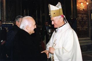 Roma, Chiesa di S. Caterina in Largo Magnanapoli: intervento del Presidente della Repubblica alla celebrazione della S. Messa in onore della Beata Vergine Maria della Divina Provvidenza, Patrona dell'Associazione nazionale commissariato militare