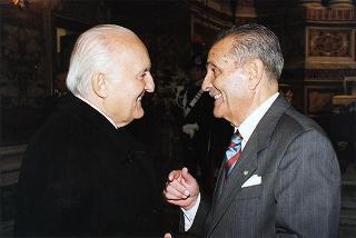 Roma, Chiesa di S. Caterina in Largo Magnanapoli: intervento del Presidente della Repubblica alla celebrazione della S. Messa in onore della Beata Vergine Maria della Divina Provvidenza, Patrona dell'Associazione nazionale commissariato militare