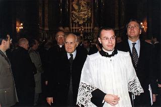 Roma, Chiesa di S. Caterina in Largo Magnanapoli: intervento del Presidente della Repubblica alla celebrazione della S. Messa in onore della Beata Vergine Maria della Divina Provvidenza, Patrona dell'Associazione nazionale commissariato militare