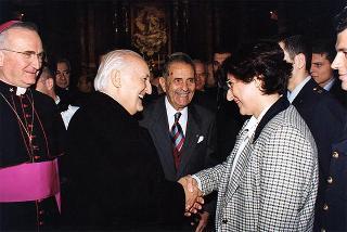 Roma, Chiesa di S. Caterina in Largo Magnanapoli: intervento del Presidente della Repubblica alla celebrazione della S. Messa in onore della Beata Vergine Maria della Divina Provvidenza, Patrona dell'Associazione nazionale commissariato militare