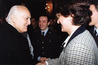 Roma, Chiesa di S. Caterina in Largo Magnanapoli: intervento del Presidente della Repubblica alla celebrazione della S. Messa in onore della Beata Vergine Maria della Divina Provvidenza, Patrona dell'Associazione nazionale commissariato militare