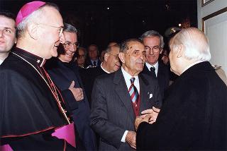 Roma, Chiesa di S. Caterina in Largo Magnanapoli: intervento del Presidente della Repubblica alla celebrazione della S. Messa in onore della Beata Vergine Maria della Divina Provvidenza, Patrona dell'Associazione nazionale commissariato militare