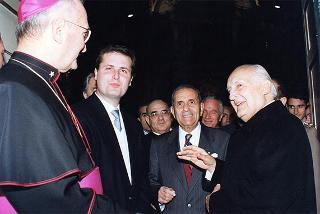 Roma, Chiesa di S. Caterina in Largo Magnanapoli: intervento del Presidente della Repubblica alla celebrazione della S. Messa in onore della Beata Vergine Maria della Divina Provvidenza, Patrona dell'Associazione nazionale commissariato militare