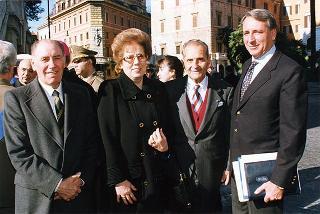 Roma, Chiesa di S. Caterina in Largo Magnanapoli: intervento del Presidente della Repubblica alla celebrazione della S. Messa in onore della Beata Vergine Maria della Divina Provvidenza, Patrona dell'Associazione nazionale commissariato militare