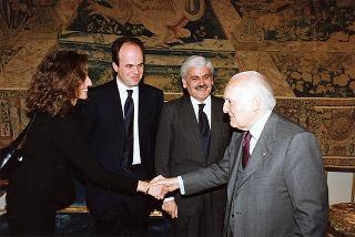 Arch. Raffaele Sirica, presidente del Consiglio nazionale degli architetti, con il nuovo Consiglio nazionale dell'Ordine