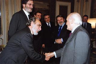 Arch. Raffaele Sirica, presidente del Consiglio nazionale degli architetti, con il nuovo Consiglio nazionale dell'Ordine