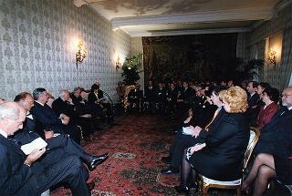 Prof. Guglielmo Negri, direttore della Scuola superiore della pubblica amministrazione, ed i partecipanti al II Programma Euromanagers