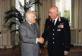 Gen. div. Francesco Delfino, ispettore delle Scuole dell'Arma dei carabinieri