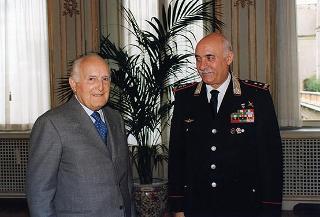 Gen. div. Francesco Delfino, ispettore delle Scuole dell'Arma dei carabinieri
