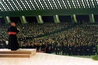 Città del Vaticano, Aula Paolo VI: intervento del Presidente della Repubblica al Solenne atto commemorativo di Papa Paolo VI nel Centenario della sua nascita, alla presenza di S.S. Giovanni Paolo II