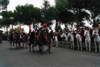 Roma: intervento del Presidente della Repubblica all'inaugurazione dell'anno accademico 1997-1998 della Scuola sottufficiali Carabinieri