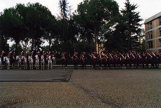 Roma: intervento del Presidente della Repubblica all'inaugurazione dell'anno accademico 1997-1998 della Scuola sottufficiali Carabinieri