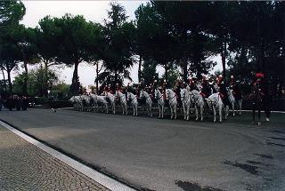 Roma: intervento del Presidente della Repubblica all'inaugurazione dell'anno accademico 1997-1998 della Scuola sottufficiali Carabinieri